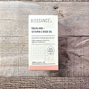 Biossance Squalane Vitamin C Rose Oil 30ml. Full size - New in box